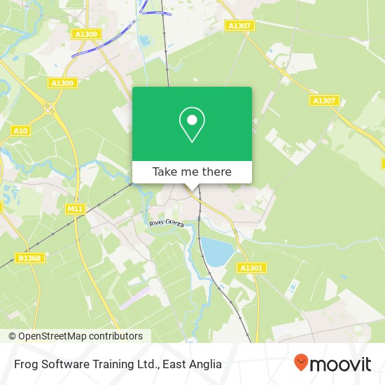 Frog Software Training Ltd. map