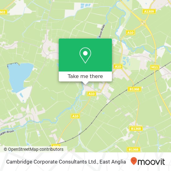 Cambridge Corporate Consultants Ltd. map