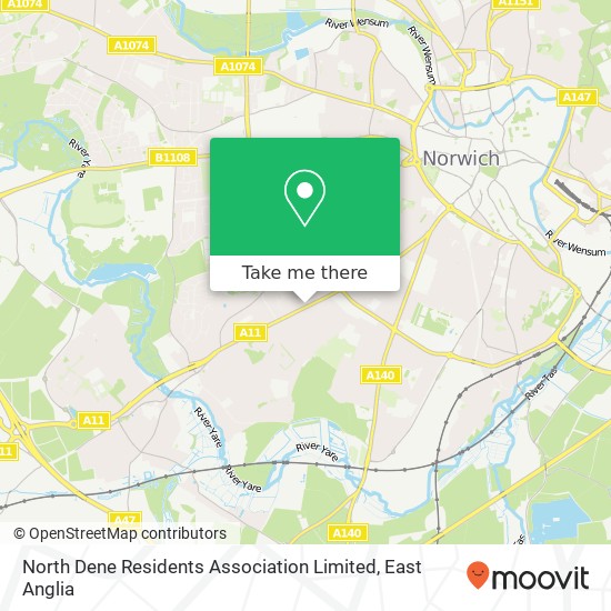 North Dene Residents Association Limited map