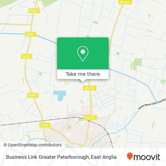 Business Link Greater Peterborough map