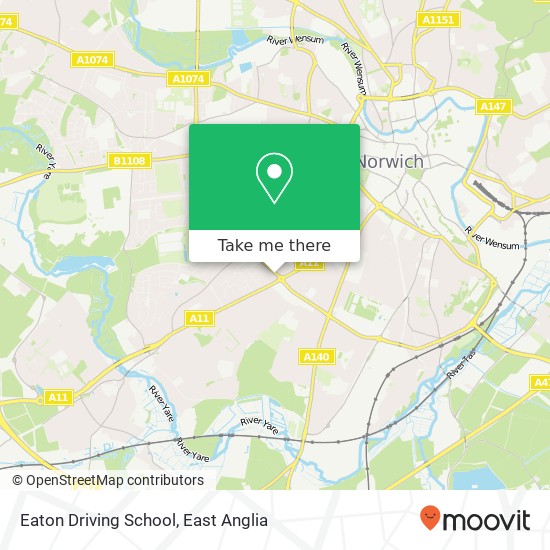 Eaton Driving School map