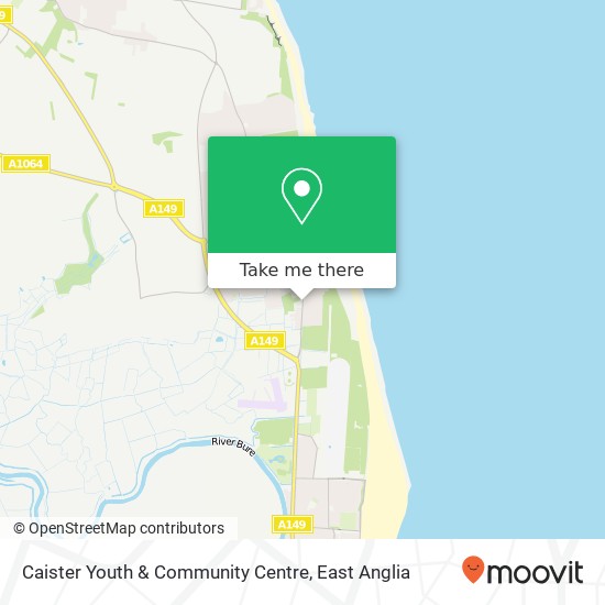 Caister Youth & Community Centre map