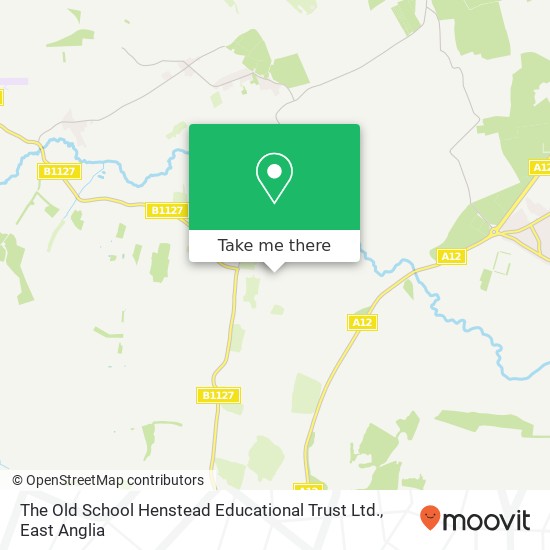 The Old School Henstead Educational Trust Ltd. map