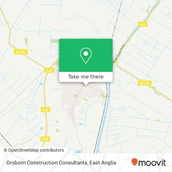 Orsborn Construction Consultants map