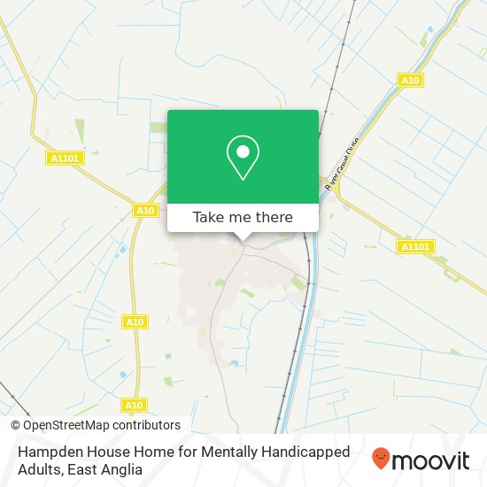 Hampden House Home for Mentally Handicapped Adults map