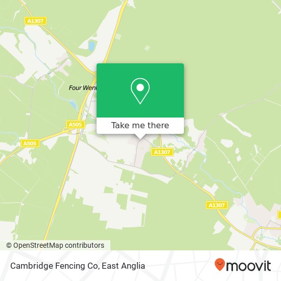 Cambridge Fencing Co map