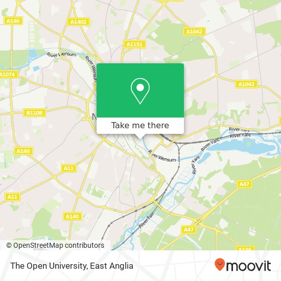 The Open University map