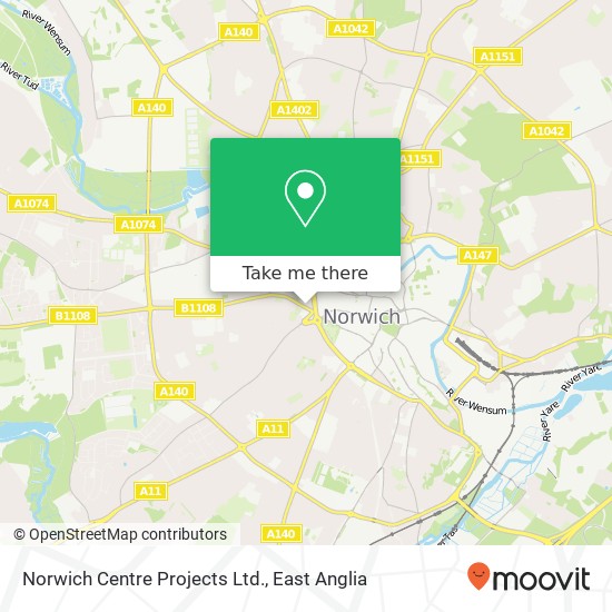 Norwich Centre Projects Ltd. map