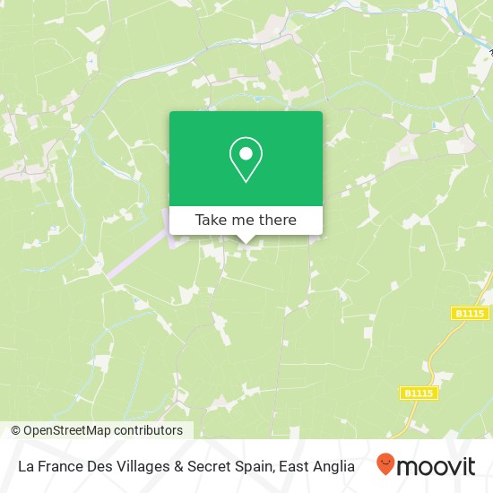 La France Des Villages & Secret Spain map