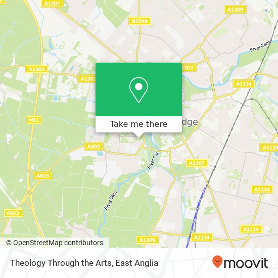 Theology Through the Arts map