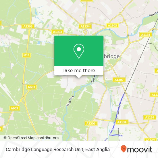 Cambridge Language Research Unit map