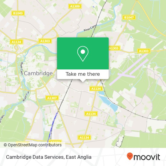 Cambridge Data Services map