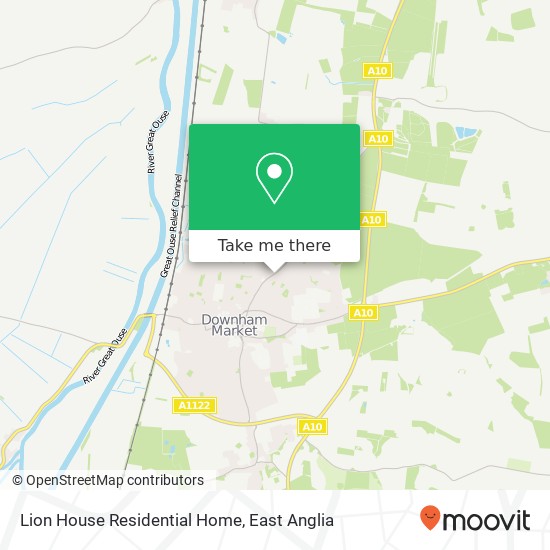 Lion House Residential Home map