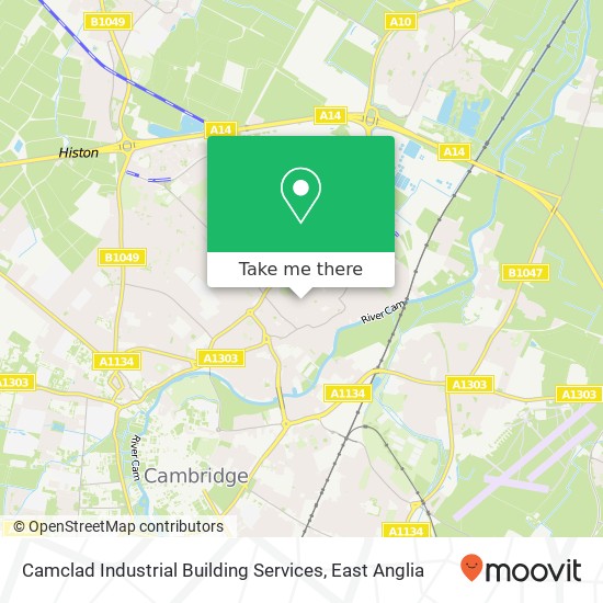 Camclad Industrial Building Services map