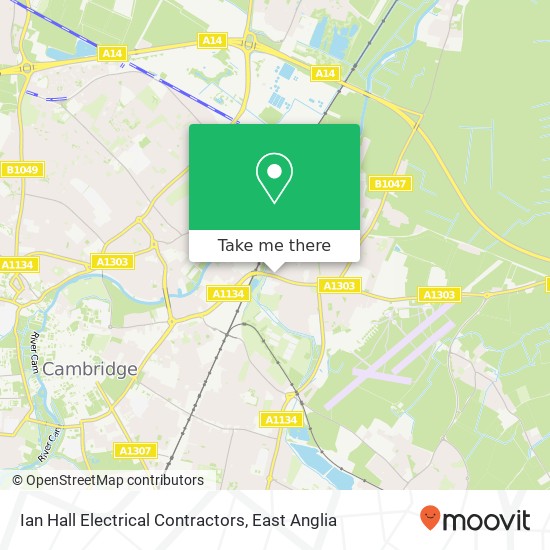 Ian Hall Electrical Contractors map