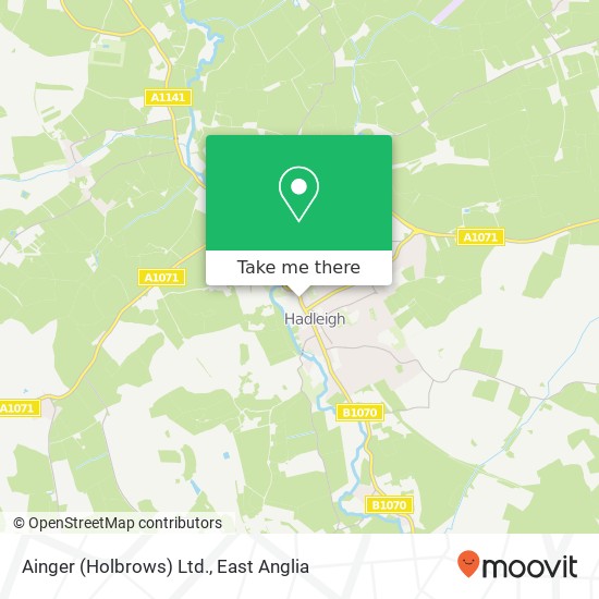 Ainger (Holbrows) Ltd. map