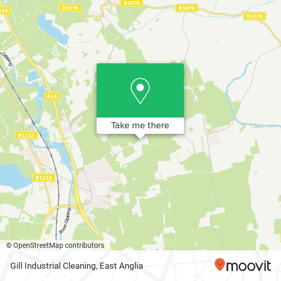 Gill Industrial Cleaning map
