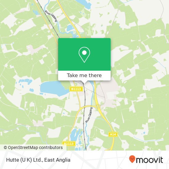 Hutte (U K) Ltd. map