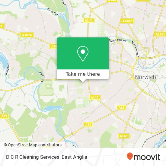 D C R Cleaning Services map