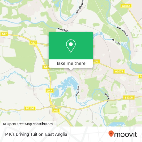 P K's Driving Tuition map