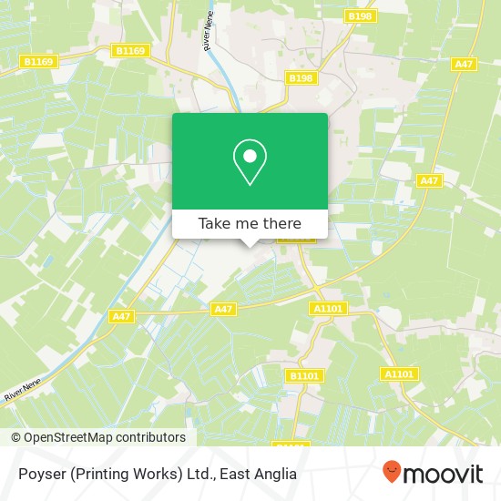 Poyser (Printing Works) Ltd. map