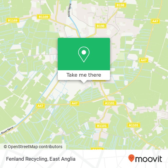 Fenland Recycling map