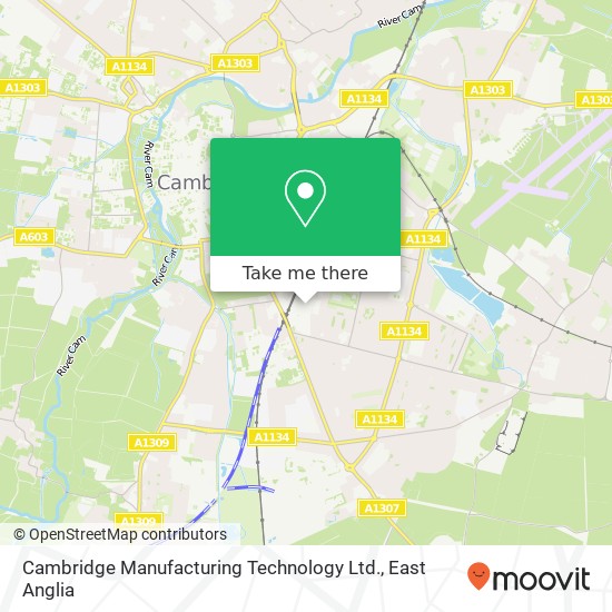 Cambridge Manufacturing Technology Ltd. map