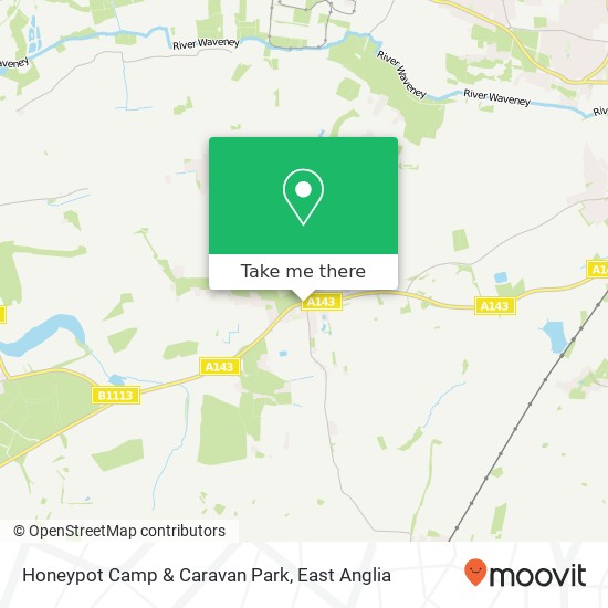 Honeypot Camp & Caravan Park map