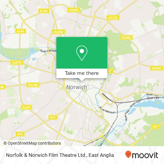 Norfolk & Norwich Film Theatre Ltd. map