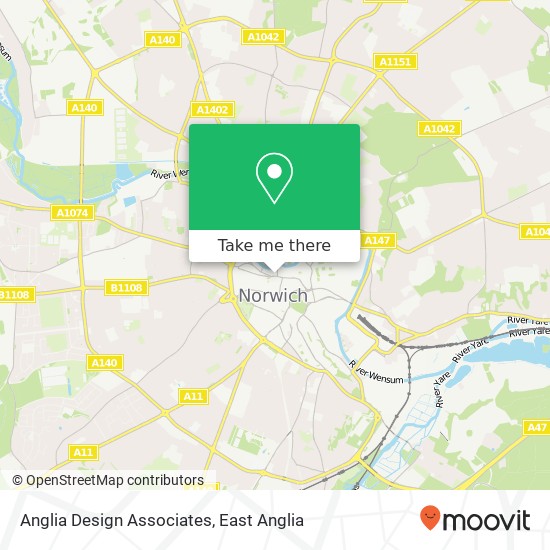 Anglia Design Associates map