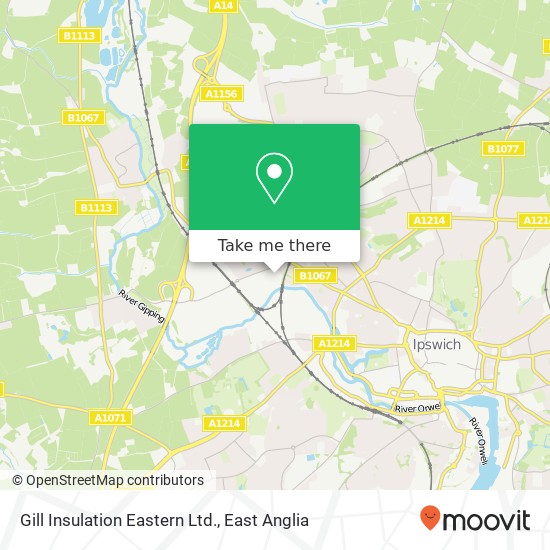 Gill Insulation Eastern Ltd. map