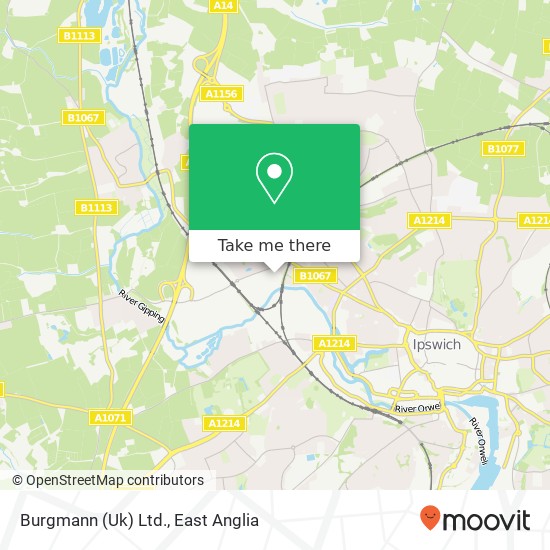 Burgmann (Uk) Ltd. map