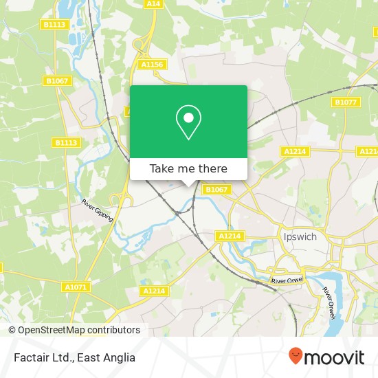 Factair Ltd. map