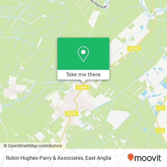 Robin Hughes-Parry & Associates map