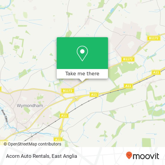 Acorn Auto Rentals map