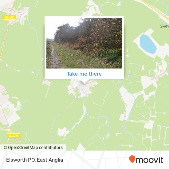 Elsworth PO map