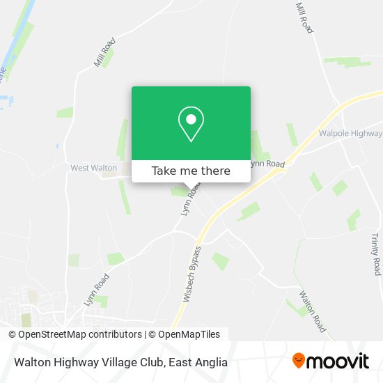 Walton Highway Village Club map
