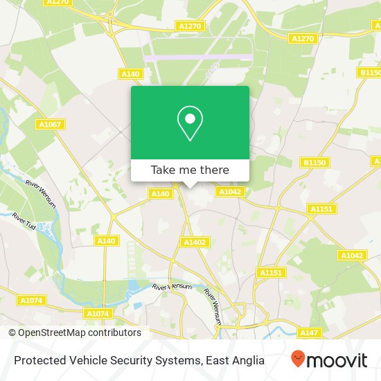 Protected Vehicle Security Systems map