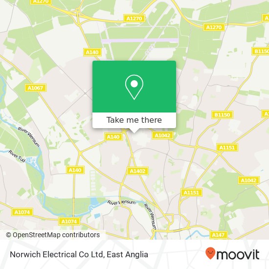 Norwich Electrical Co Ltd map