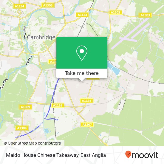 Maido House Chinese Takeaway map