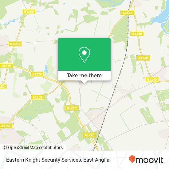 Eastern Knight Security Services map