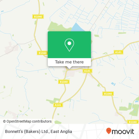 Bonnett's (Bakers) Ltd. map