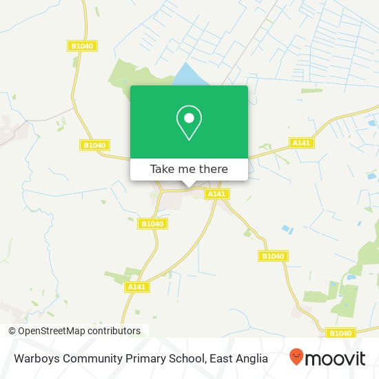 Warboys Community Primary School map