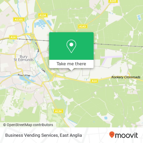 Business Vending Services map