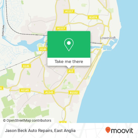 Jason Beck Auto Repairs map