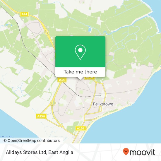 Alldays Stores Ltd map
