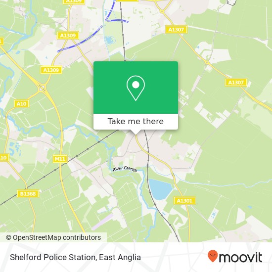 Shelford Police Station map