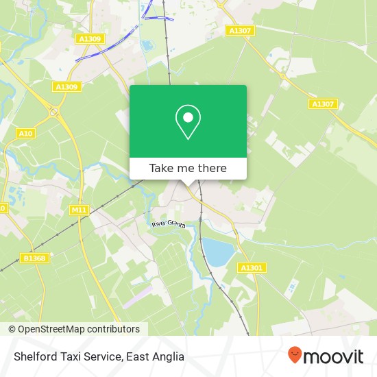 Shelford Taxi Service map