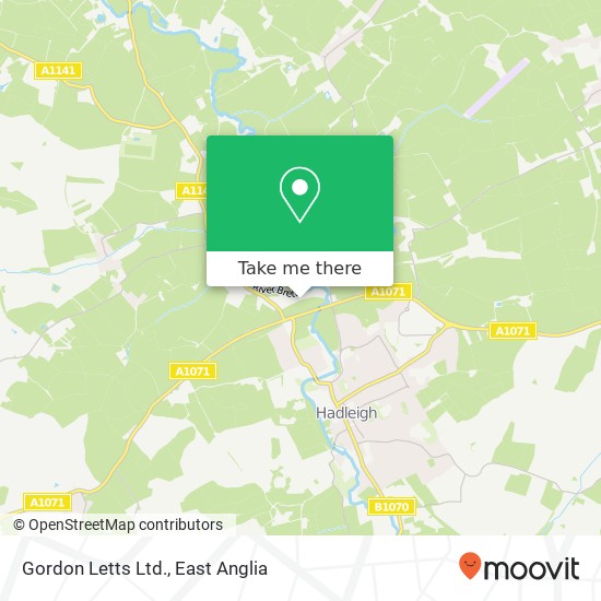 Gordon Letts Ltd. map