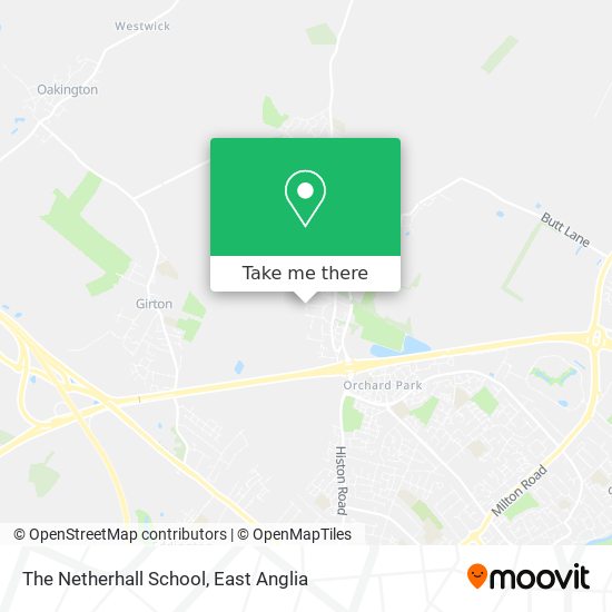 The Netherhall School map